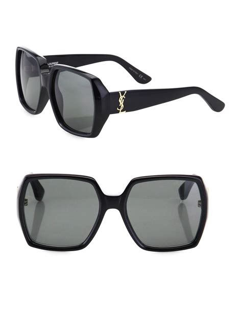 yves saint laurent square sunglasses|Saint Laurent oversized sunglasses.